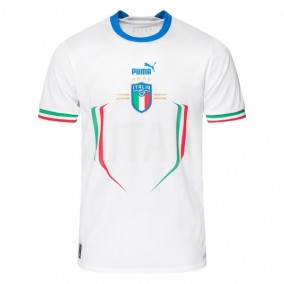 Italien 2022 Borta Fotbollströjor Kortärmad